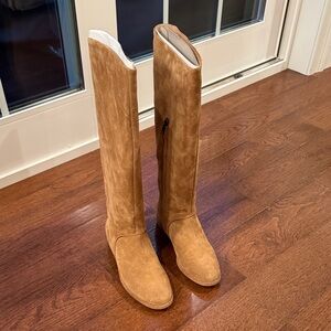 Tan Knee-High Women's Boots